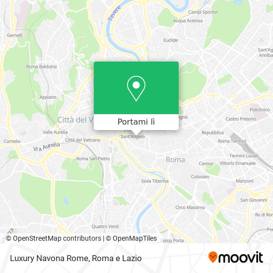 Mappa Luxury Navona Rome
