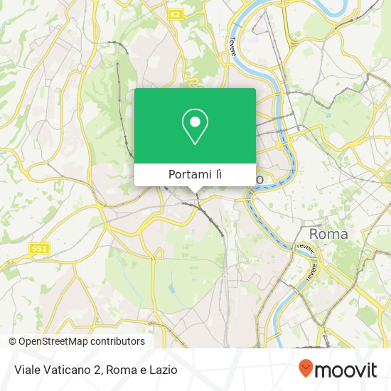 Mappa Viale Vaticano 2