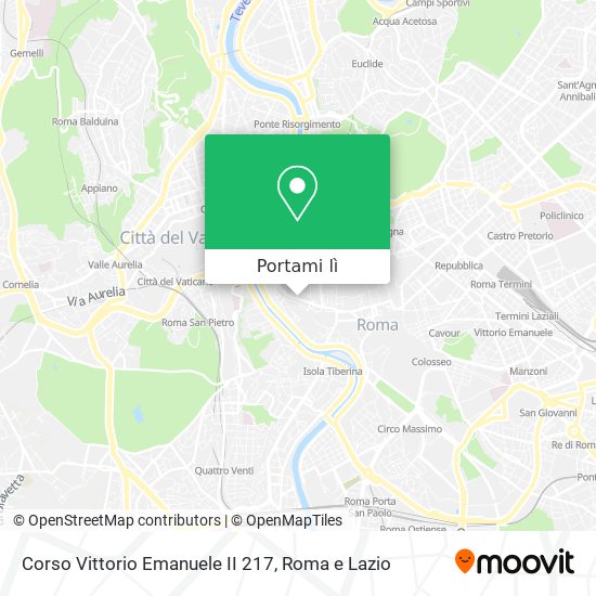 Mappa Corso Vittorio Emanuele II 217