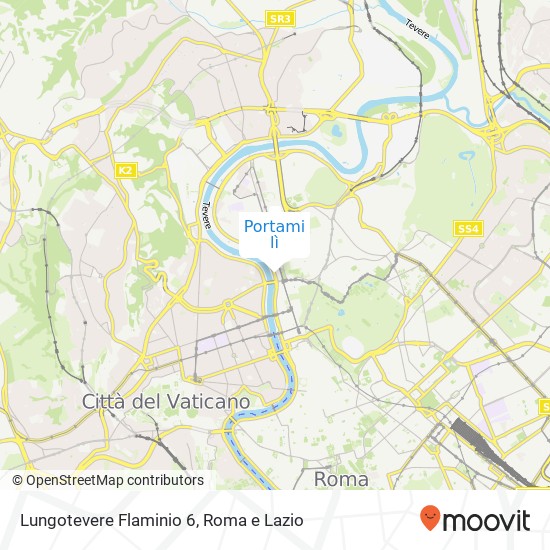 Mappa Lungotevere Flaminio 6