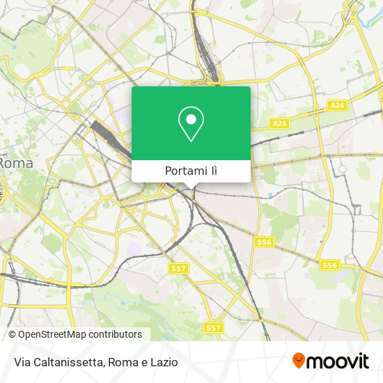 Mappa Via Caltanissetta