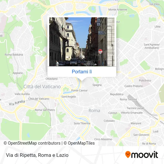 Mappa Via di Ripetta