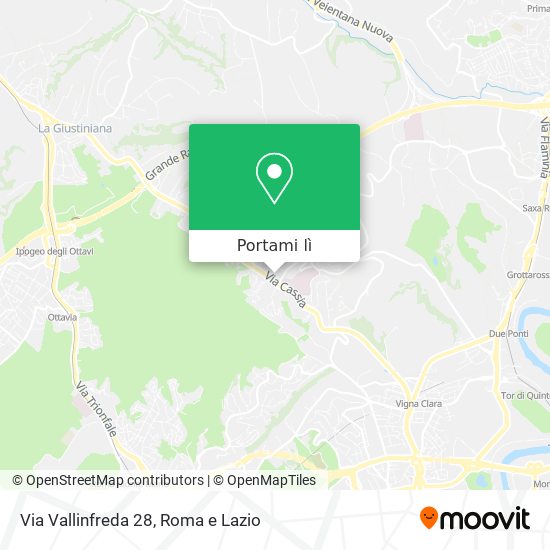 Mappa Via Vallinfreda 28