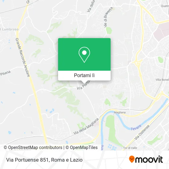 Mappa Via Portuense 851
