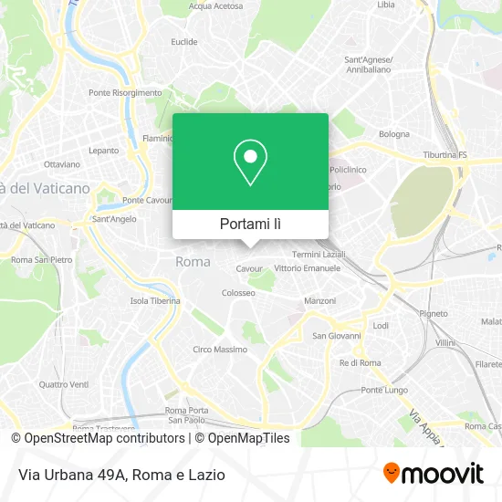 Mappa Via Urbana 49A