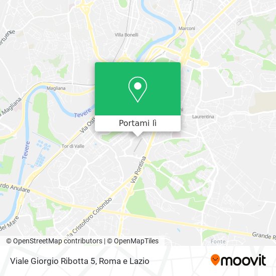 Mappa Viale Giorgio Ribotta 5