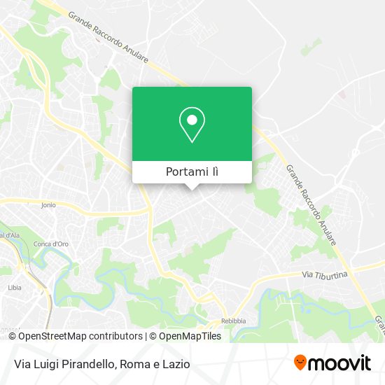 Mappa Via Luigi Pirandello