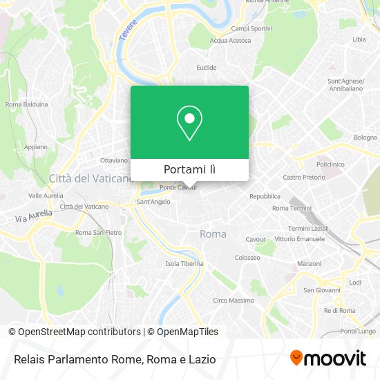 Mappa Relais Parlamento Rome