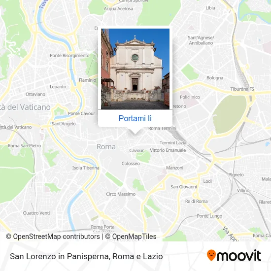 Mappa San Lorenzo in Panisperna