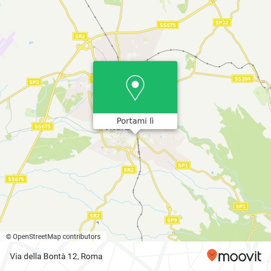 Mappa Via della Bontà 12