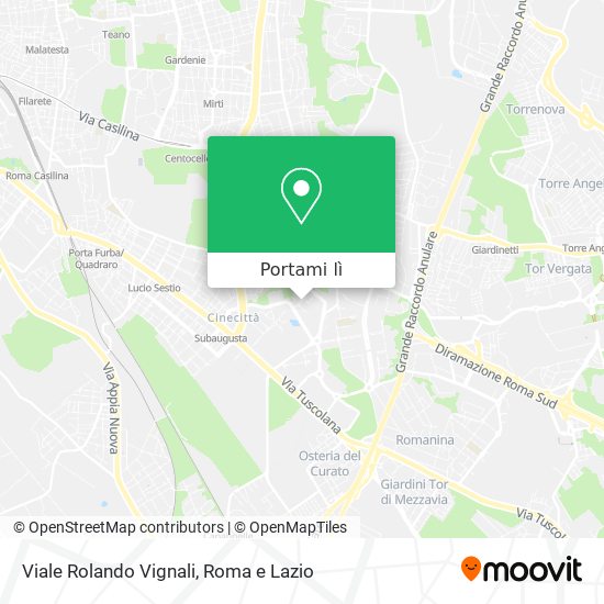 Mappa Viale Rolando Vignali