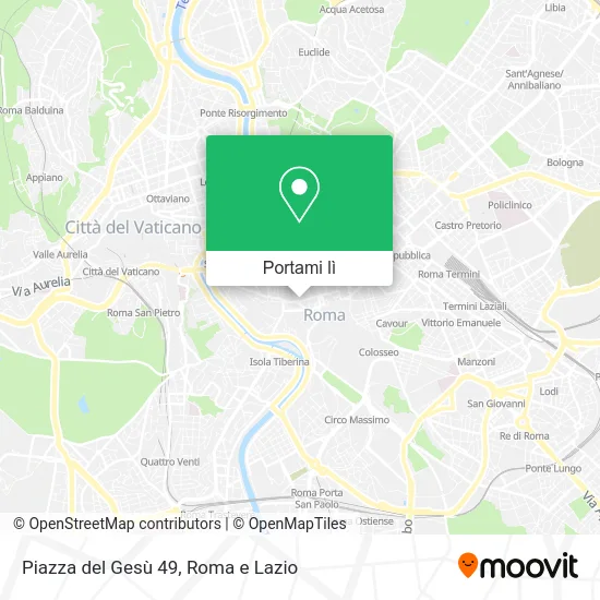 Mappa Piazza del Gesù 49