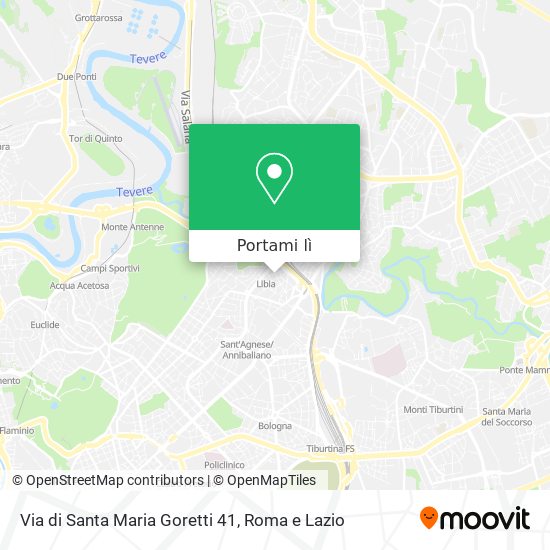 Mappa Via di Santa Maria Goretti 41