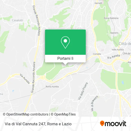 Mappa Via di Val Cannuta 247
