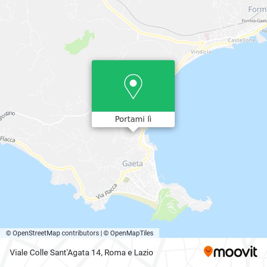 Mappa Viale Colle Sant'Agata 14