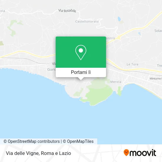 Mappa Via delle Vigne