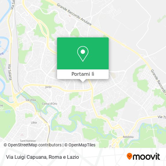 Mappa Via Luigi Capuana