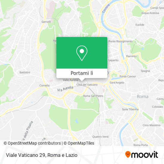 Mappa Viale Vaticano 29