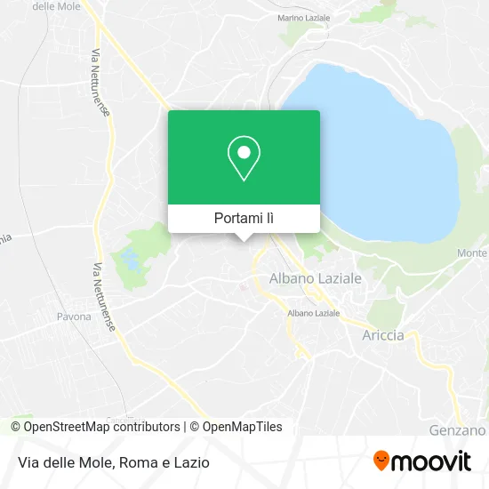 Mappa Via delle Mole