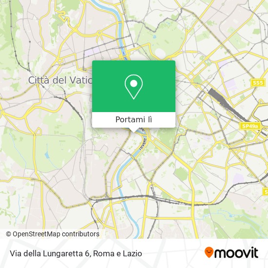 Mappa Via della Lungaretta 6