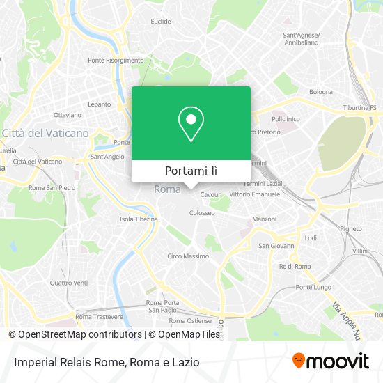 Mappa Imperial Relais Rome