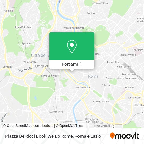 Mappa Piazza De Ricci Book We Do Rome
