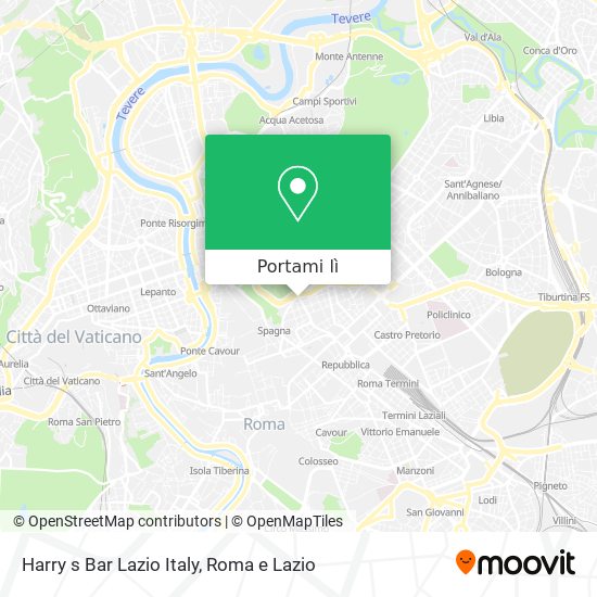 Mappa Harry s Bar Lazio Italy