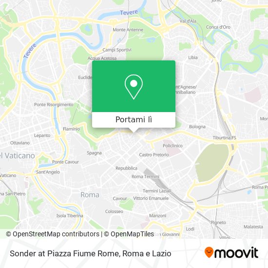 Mappa Sonder at Piazza Fiume Rome