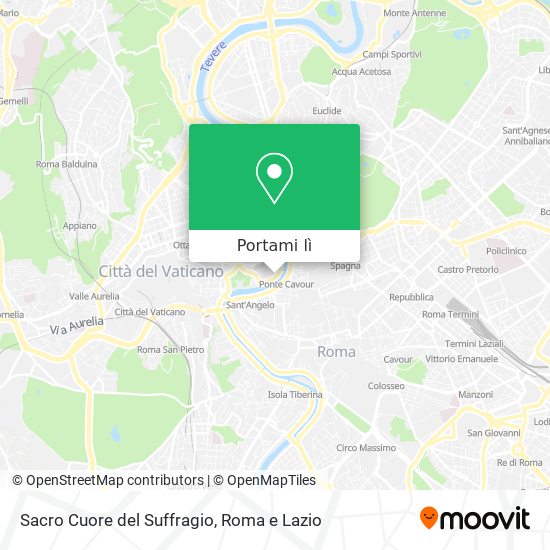 Mappa Sacro Cuore del Suffragio