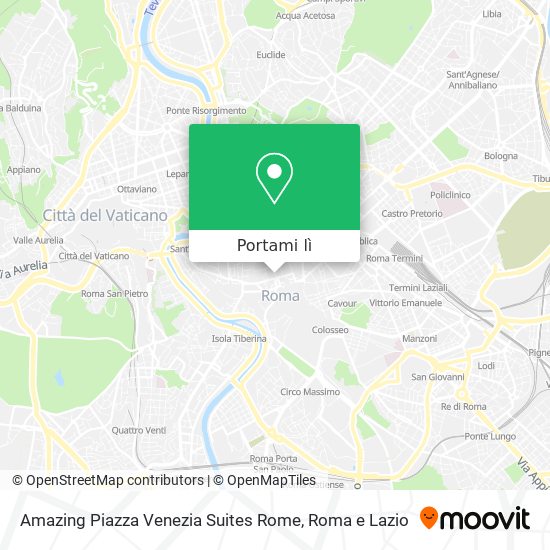 Mappa Amazing Piazza Venezia Suites Rome