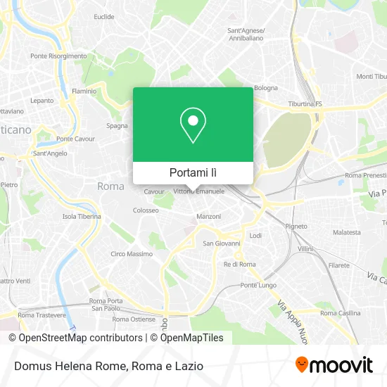 Mappa Domus Helena Rome