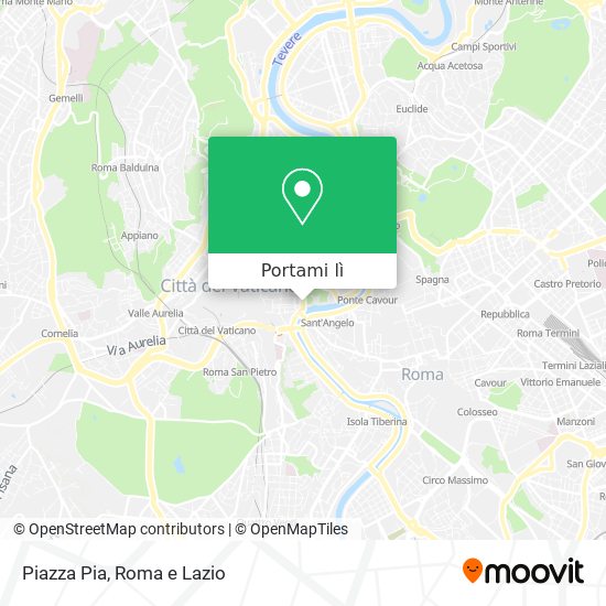 Mappa Piazza Pia