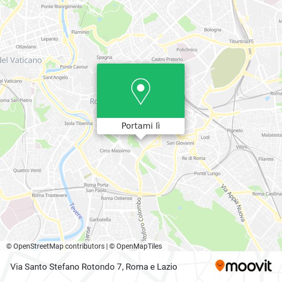 Mappa Via Santo Stefano Rotondo 7