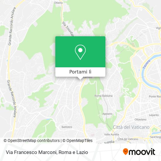 Mappa Via Francesco Marconi