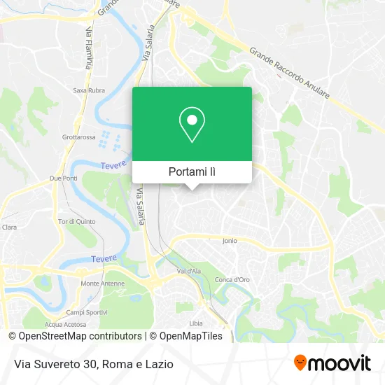Mappa Via Suvereto 30