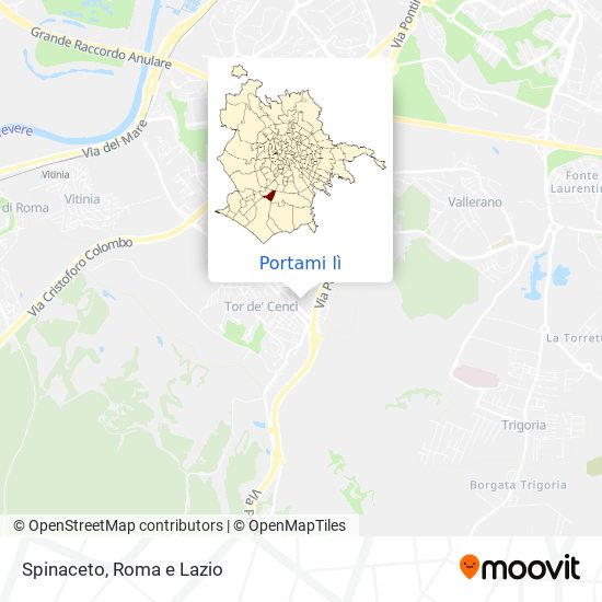 Mappa Spinaceto