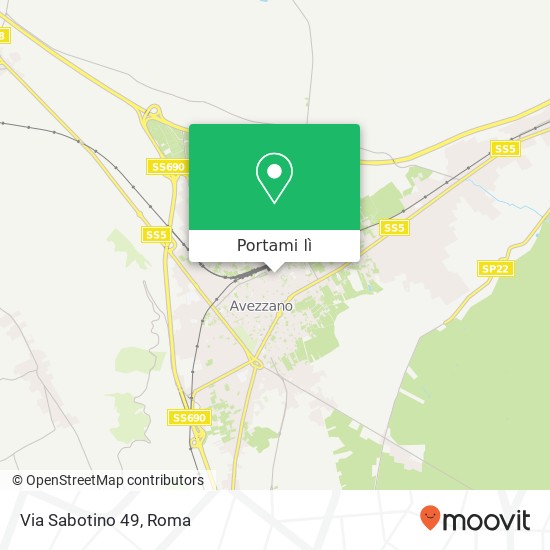 Mappa Via Sabotino 49