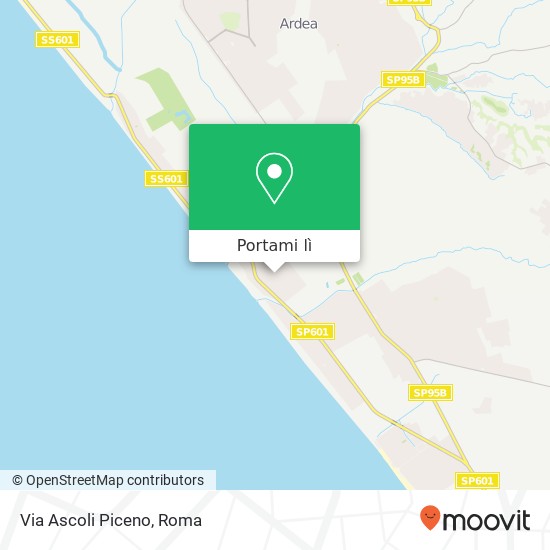 Mappa Via Ascoli Piceno