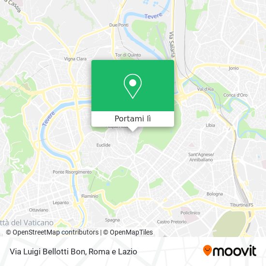 Mappa Via Luigi Bellotti Bon