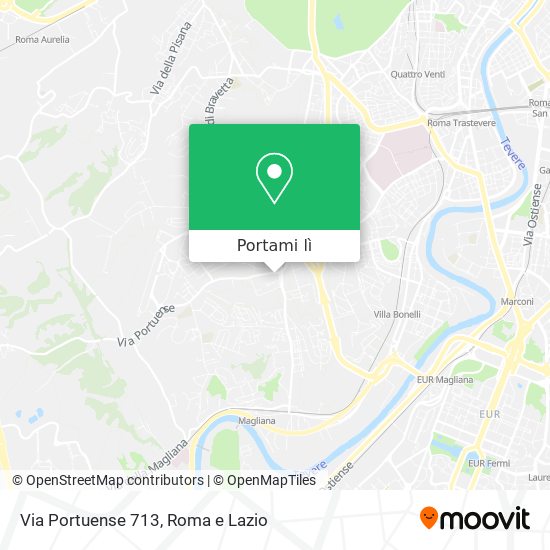 Mappa Via Portuense 713