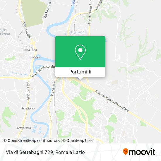 Mappa Via di Settebagni 729