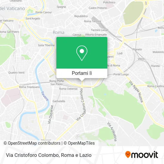 Mappa Via Cristoforo Colombo