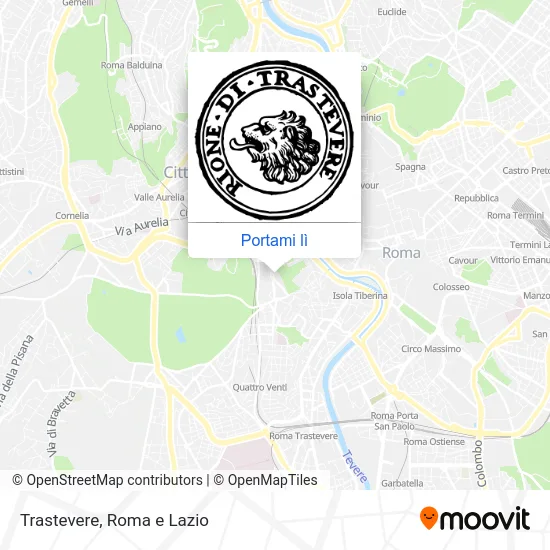 Mappa Trastevere