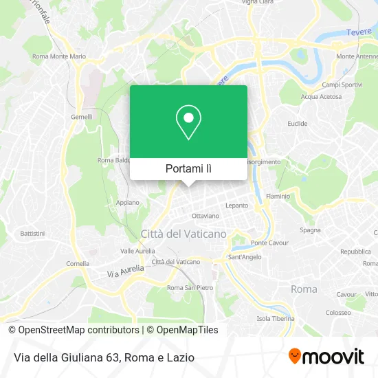 Mappa Via della Giuliana 63