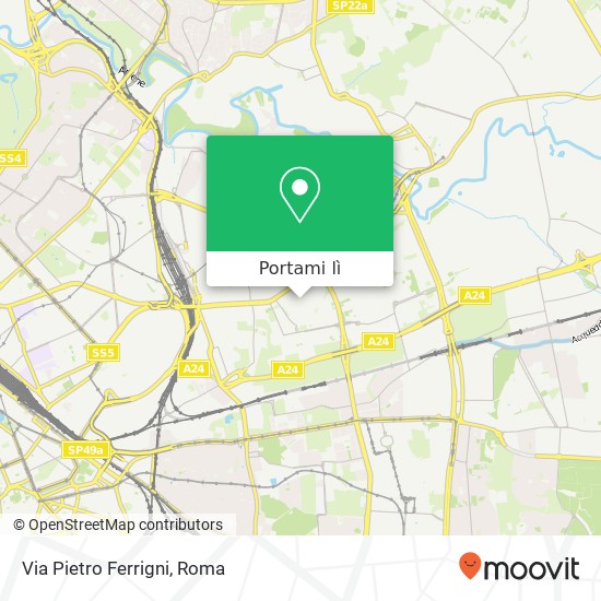 Mappa Via Pietro Ferrigni