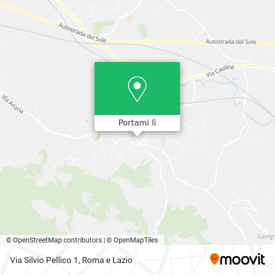 Mappa Via Silvio Pellico 1