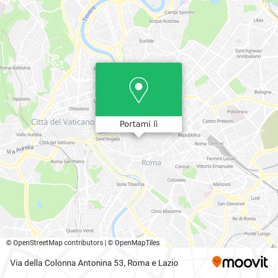 Mappa Via della Colonna Antonina 53