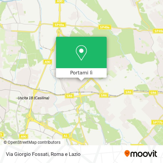 Mappa Via Giorgio Fossati