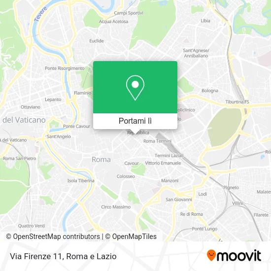 Mappa Via Firenze 11