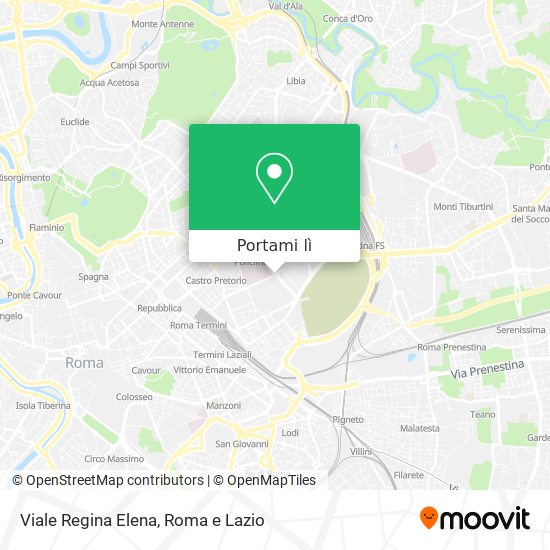 Mappa Viale Regina Elena